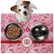 Lips n Hearts Dog Food Mat - Medium LIFESTYLE