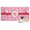 Lips n Hearts Dog Towel (Personalized)