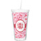 Lips n Hearts Double Wall Tumbler with Straw (Personalized)