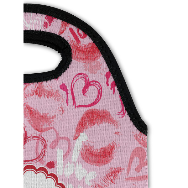 Lips n Hearts Double Wine Tote - Detail 1 (new)