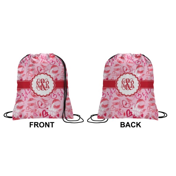 Lips n Hearts Drawstring Backpack