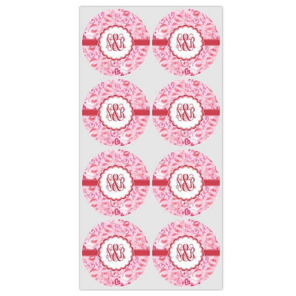 Lips n Hearts Drink Topper - Medium - Set of 12