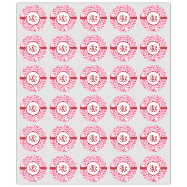 Lips n Hearts Drink Topper - XSmall - Set of 30