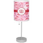 Lips n Hearts Lamp with Drum Shade (Personalized)