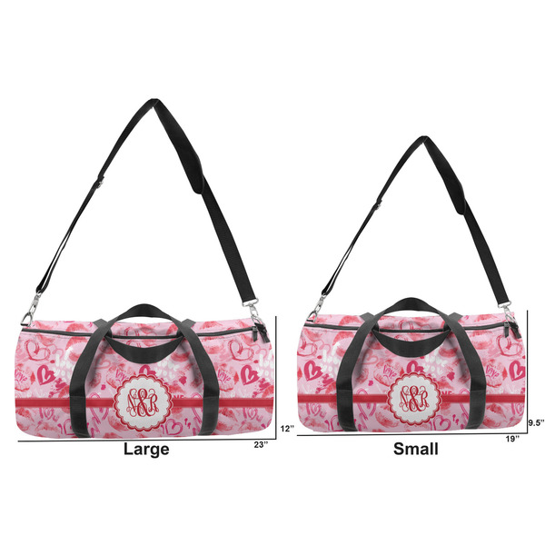 Lips n Hearts Duffle Bag Small and Large