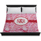 Lips n Hearts Duvet Cover - King - On Bed - No Prop