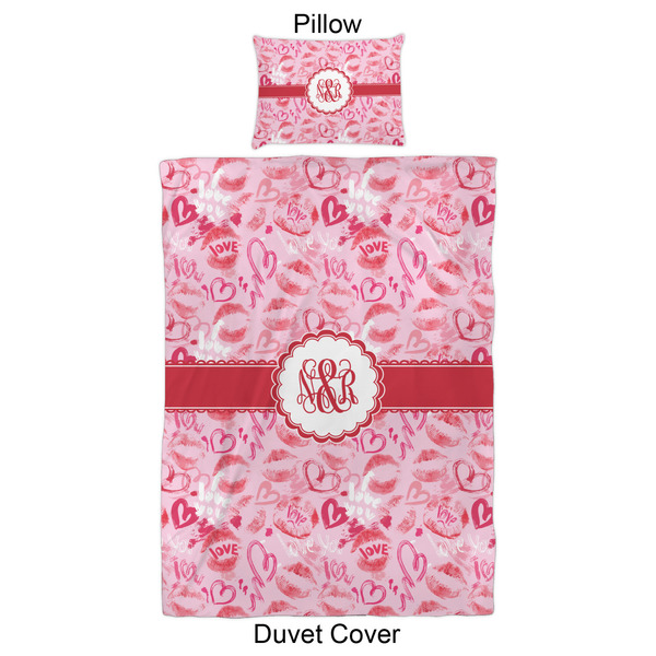 Lips n Hearts Duvet Cover Set - Twin XL - Approval