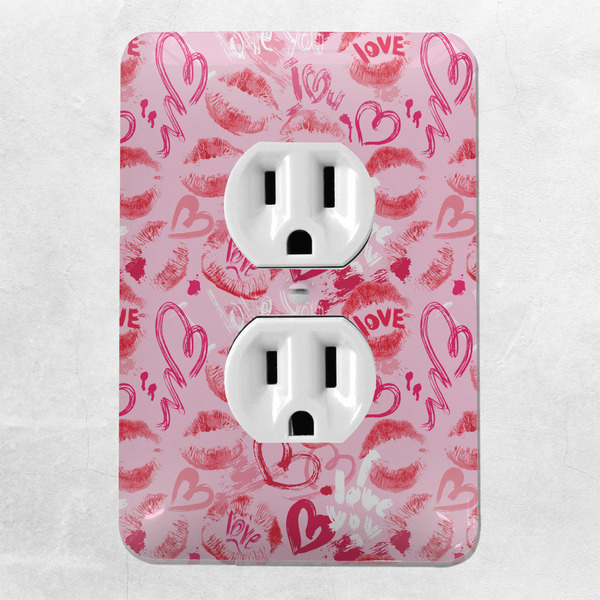 Lips n Hearts Electric Outlet Plate - LIFESTYLE