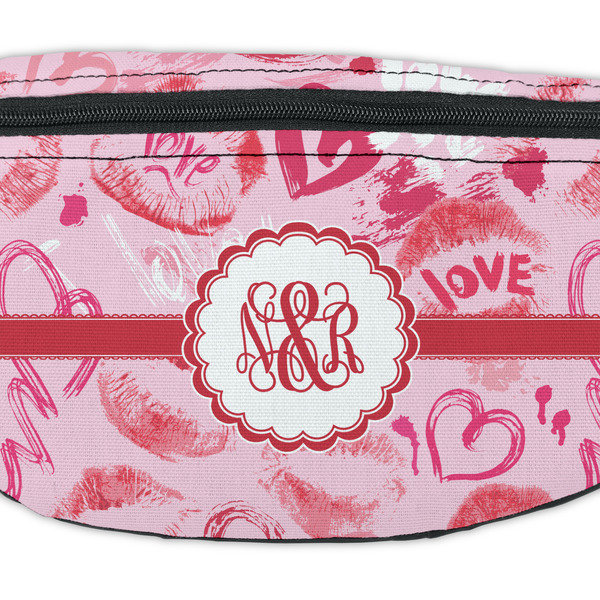 Lips n Hearts Fanny Pack - Closeup