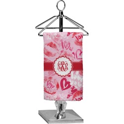 Lips n Hearts Finger Tip Towel - Full Print (Personalized)