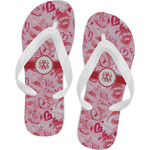 Lips n Hearts Flip Flops (Personalized)