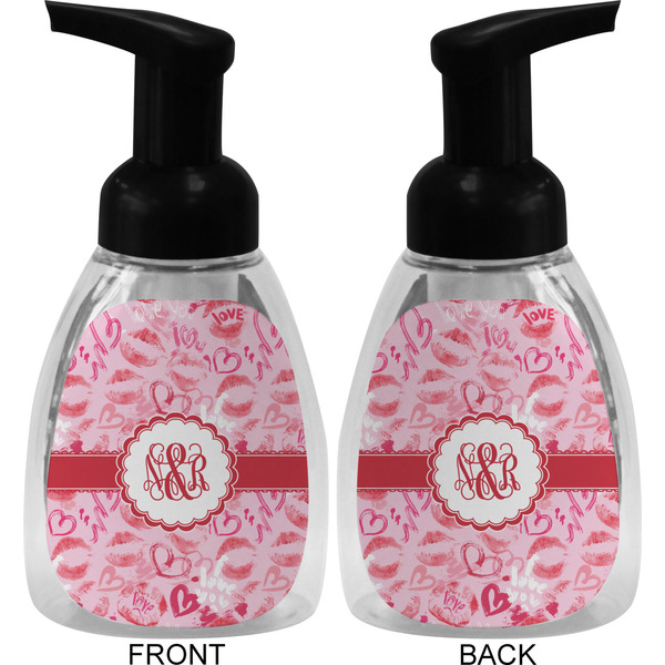 Lips n Hearts Foam Soap Bottle (Front & Back)