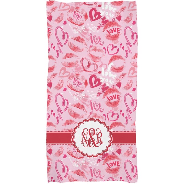 Lips n Hearts Full Sized Bath Towel - Apvl