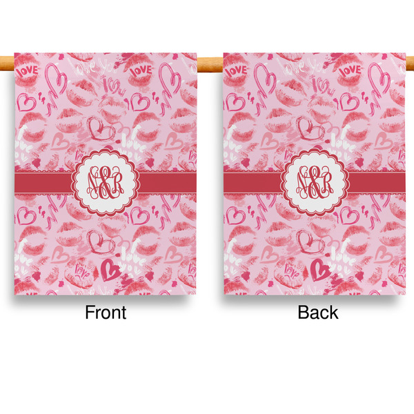 Lips n Hearts Garden Flags - Large - Double Sided - APPROVAL