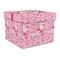 Lips n Hearts Gift Boxes with Lid - Canvas Wrapped - Large - Front/Main