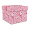 Lips n Hearts Gift Box with Lid - Canvas Wrapped - Large (Personalized)