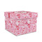 Lips n Hearts Gift Boxes with Lid - Canvas Wrapped - Medium - Front/Main