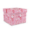 Lips n Hearts Gift Box with Lid - Canvas Wrapped - Medium (Personalized)
