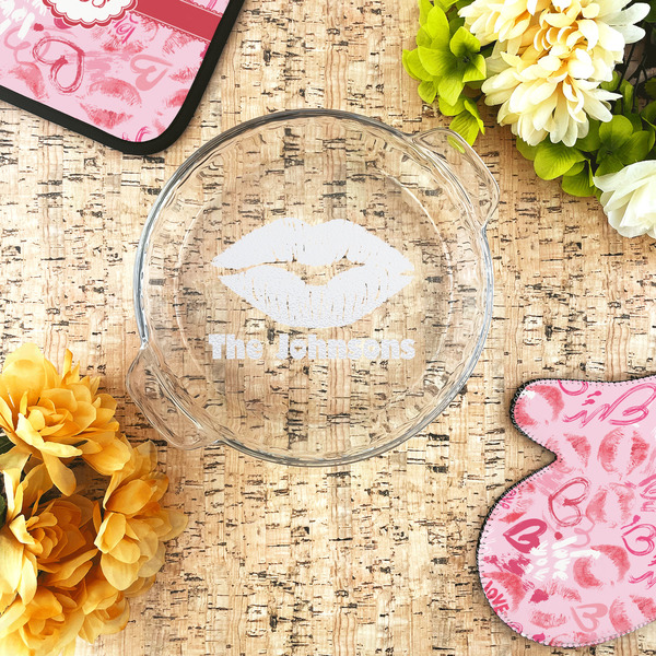 Lips n Hearts Glass Pie Dish - LIFESTYLE