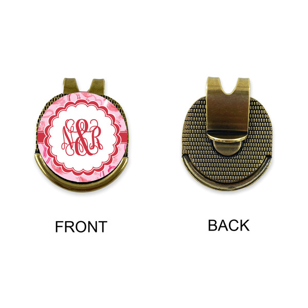 Lips n Hearts Golf Ball Hat Clip Marker - Apvl - GOLD