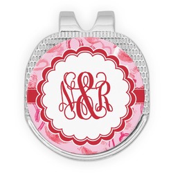 Lips n Hearts Golf Ball Marker - Hat Clip - Silver