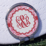 Lips n Hearts Golf Ball Marker - Hat Clip