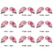 Lips n Hearts Golf Club Covers - APPROVAL (set of 9)