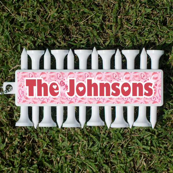 Lips n Hearts Golf Tees & Ball Markers Set - Front