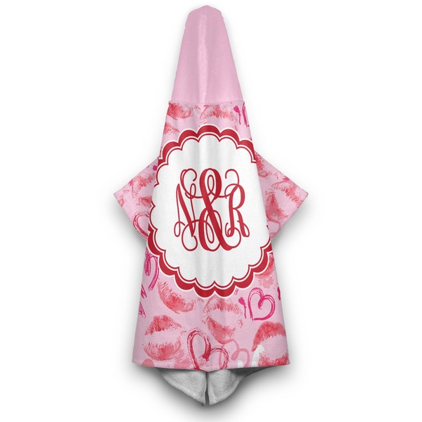 Lips n Hearts Hooded Towel - Hanging