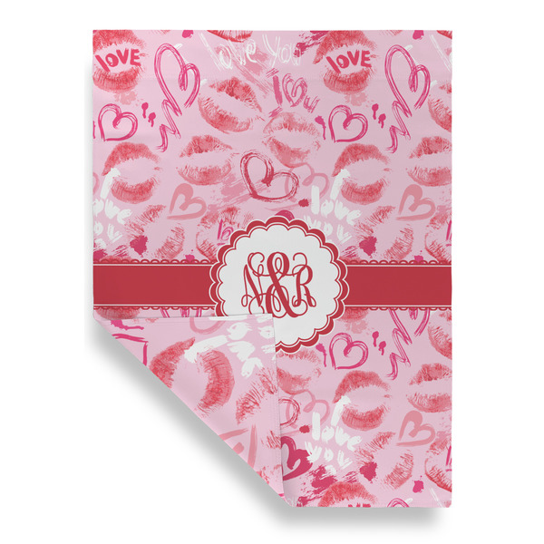 Lips n Hearts House Flags - Double Sided - FRONT FOLDED