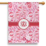 Lips n Hearts 28" House Flag - Double Sided (Personalized)