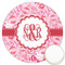 Lips n Hearts Printed Cookie Topper - 3.25" (Personalized)