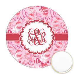 Lips n Hearts Printed Cookie Topper - 2.5" (Personalized)