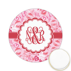 Lips n Hearts Printed Cookie Topper - 2.15" (Personalized)