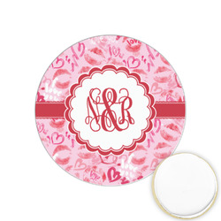 Lips n Hearts Printed Cookie Topper - 1.25" (Personalized)