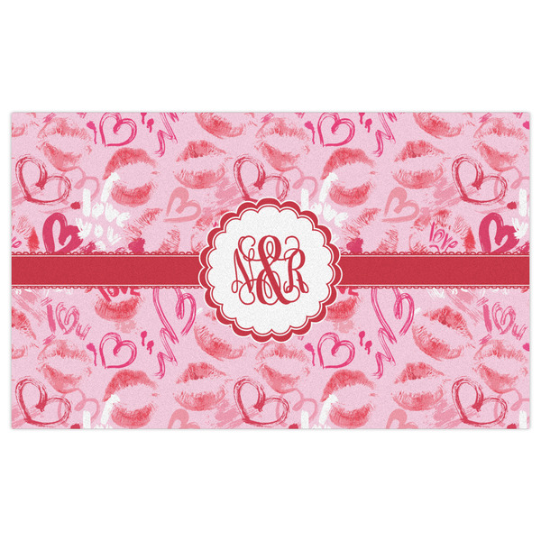 Lips n Hearts Indoor / Outdoor Rug - 3'x5' - Front Flat