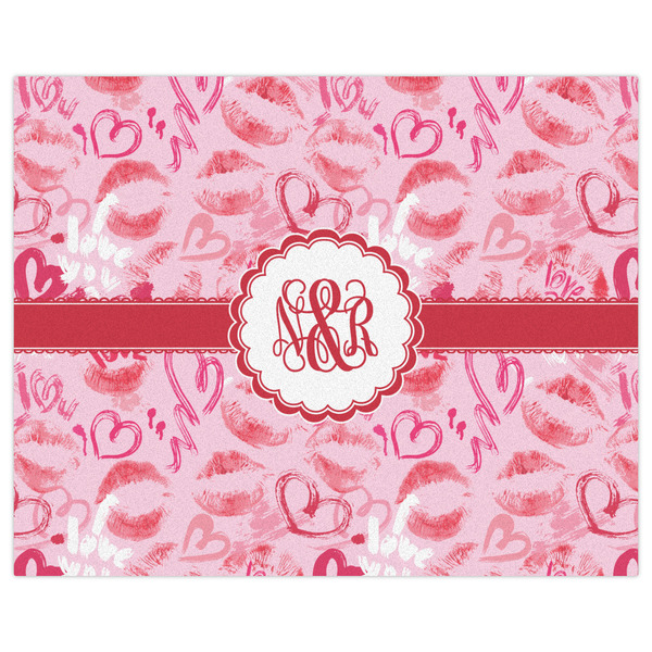 Lips n Hearts Indoor / Outdoor Rug - 8'x10' - Front Flat