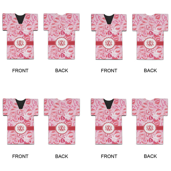 Lips n Hearts Jersey Bottle Cooler - Set of 4 - APPROVAL