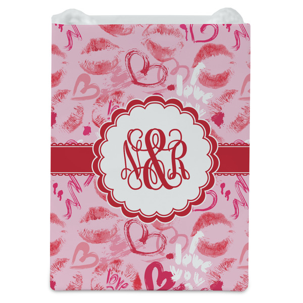 Lips n Hearts Jewelry Gift Bag - Gloss - Front