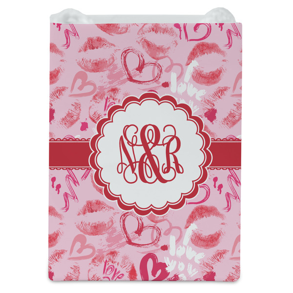 Lips n Hearts Jewelry Gift Bag - Matte - Front