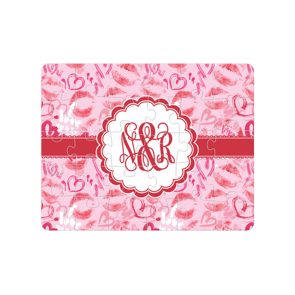 Custom Lips n Hearts Jigsaw Puzzles (Personalized)