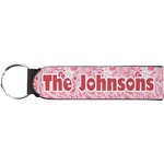 Lips n Hearts Neoprene Keychain Fob (Personalized)