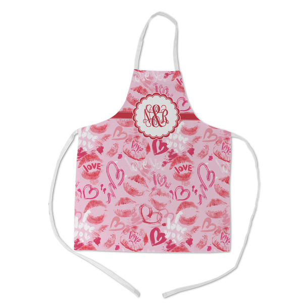 Custom Lips n Hearts Kid's Apron - Medium (Personalized)