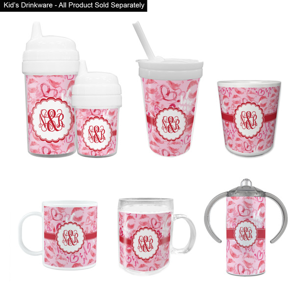 Lips n Hearts Kid's Drinkware - Customized & Personalized