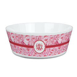 Lips n Hearts Kid's Bowl (Personalized)