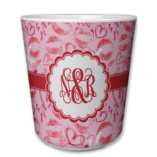 Custom Lips n Hearts Plastic Tumbler 6oz (Personalized)