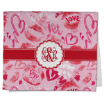 Lips n Hearts Kitchen Towel - Poly Cotton w/ Couple's Names