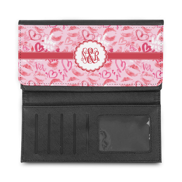 Lips n Hearts Ladies Wallet - Half Way Open