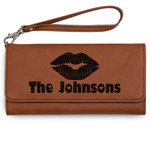 Lips n Hearts Ladies Leatherette Wallet - Laser Engraved (Personalized)