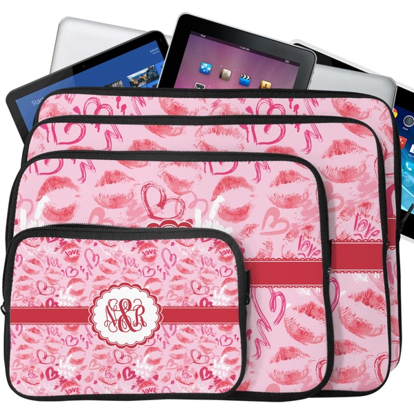 Lips n Hearts Laptop Case Sizes